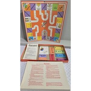 Vintage 1979 Careers Board Game Parker Brothers Play Money Cards Pawns (5) Read
